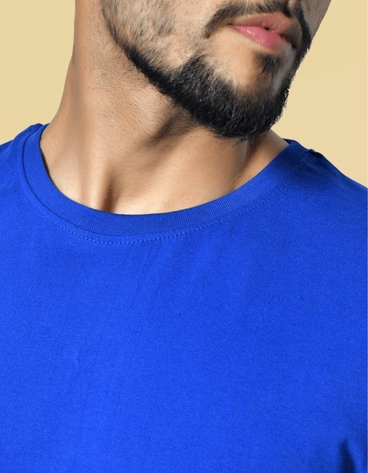 Royal Blue Basic Regular T-shirt