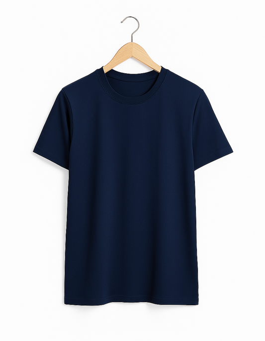 Navy Blue Regular Fit Tshirt | MENS