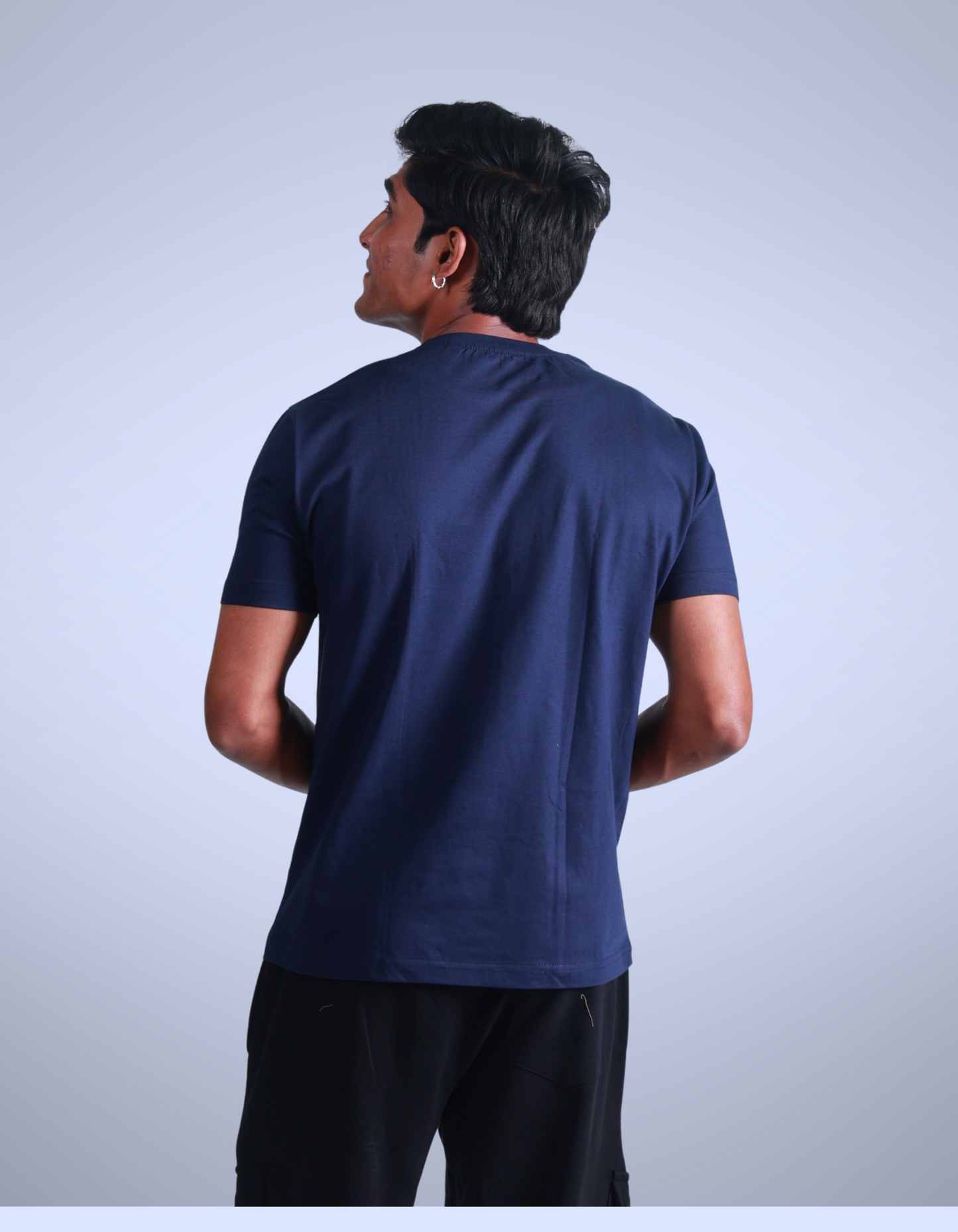 Navy Blue - Regular Fit T-shirt