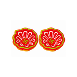 Decorative Festive Diya (Pack of 2)