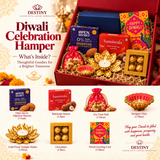 Premium Diwali Gift Hamper | Dry Fruits, Sweets & Diyas| Destiny Diwali Hamper
