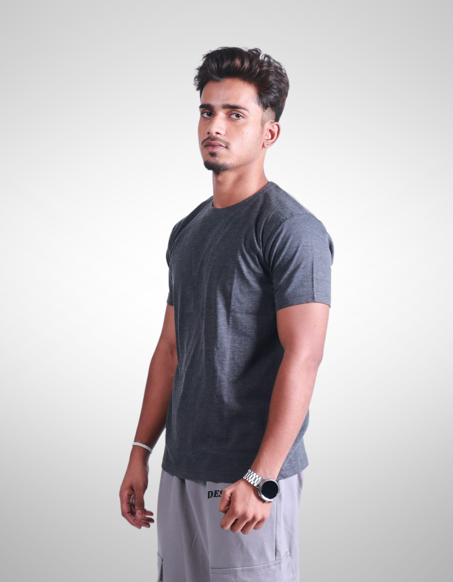 Grey - Regular Fit Tshirt