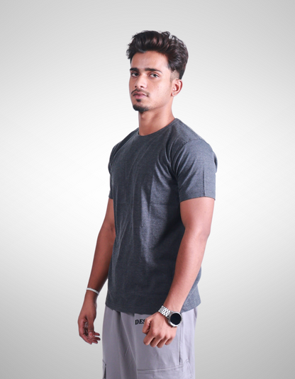 Grey - Regular Fit Tshirt
