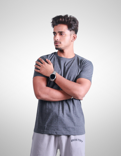 Grey - Regular Fit Tshirt