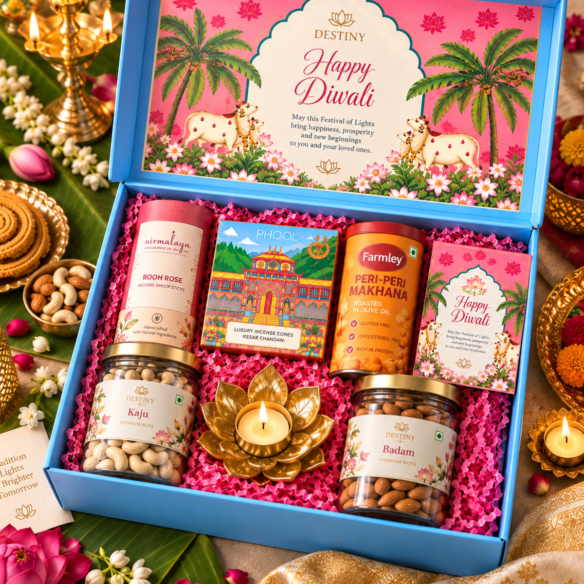 Destiny Diwali Delight Hamper for Friends and Family