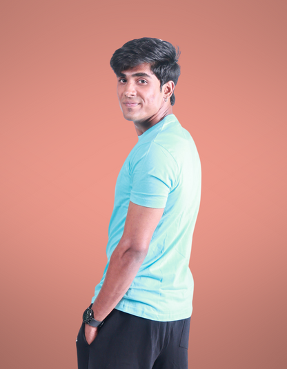 Cyan - Regular Fit T-shirt