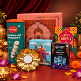 Premium Diwali Gift Hamper with Makhana, Coffee, Dry Fruits & Festive Diya