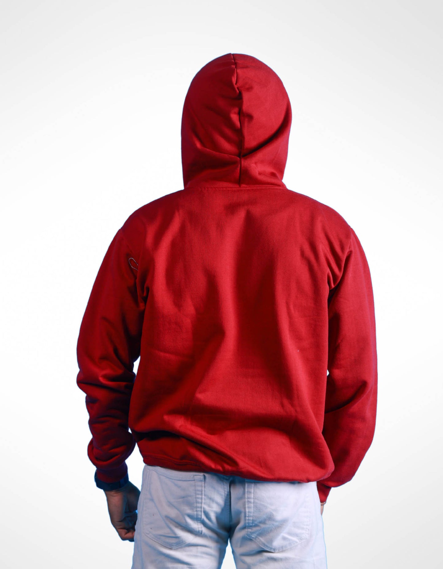 Bold Red Oversized - Hoodie