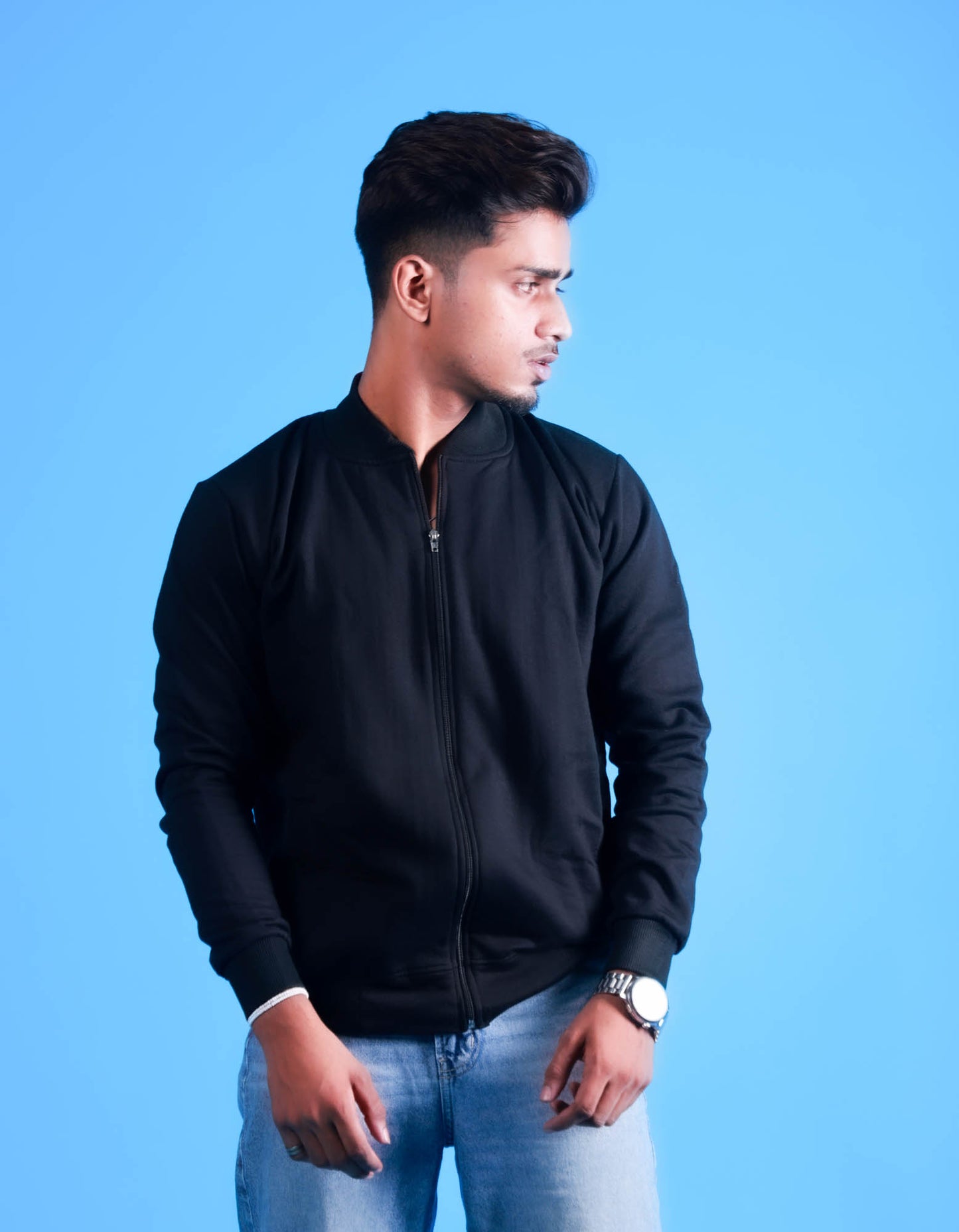 Classic Black Zipper