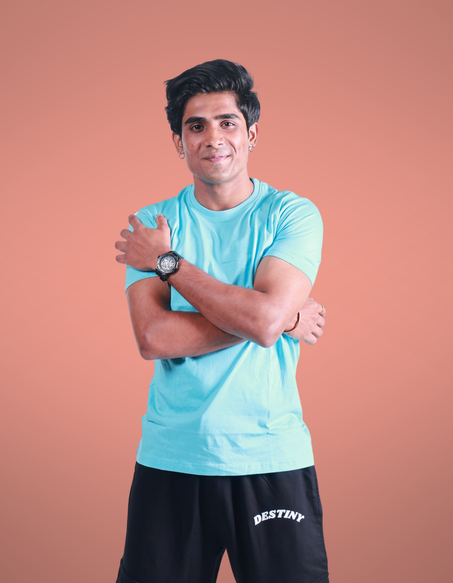 Cyan - Regular Fit T-shirt