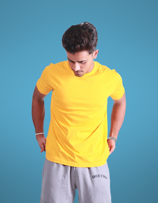 Mustard Yellow - Regular Fit T-shirt