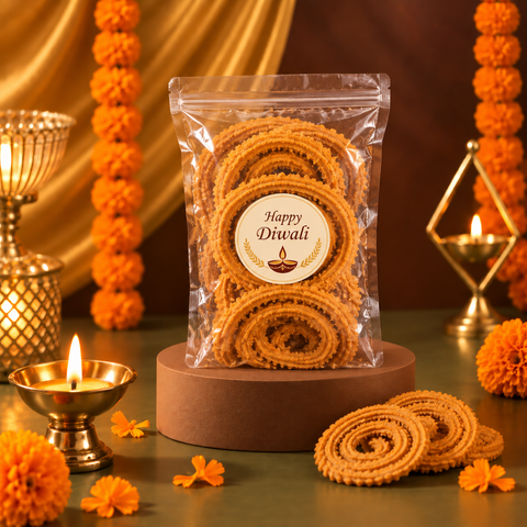 Premium Corporate Diwali Gift Hamper with Chocolates, Chakli, Keychain,Diyas & Customised Gifts | Diwali Hamper | Destiny Diwali Hamper