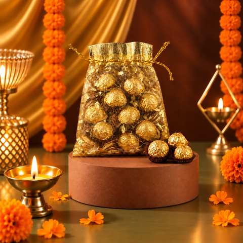 Premium Corporate Diwali Gift Hamper with Chocolates, Chakli, Keychain,Diyas & Customised Gifts | Diwali Hamper | Destiny Diwali Hamper
