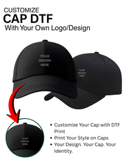 Customized Caps | Customized  T-Shirt With Your Company Logo |  Destiny clothing (Pack of 5)