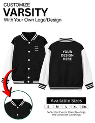 Customized Varsity 350 gsm T-Shirt With Your Company Logo | Order Logo Printed Varsity |  Destiny clothing (Pack of 10)