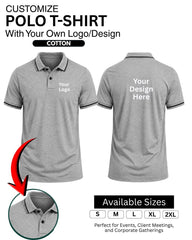 Customized Tipping Polo T-Shirt | Customized With Your Company Logo | Order Logo Printed Polo | Destiny clothing