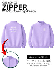 Customized  Zipper jacket 350 gsm T-Shirt With Your Company Logo | Order Logo Printed Zipper jacket |  Destiny clothing (Pack of 10)