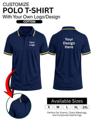 Customized Tipping Polo T-Shirt | Customized With Your Company Logo | Order Logo Printed Polo | Destiny clothing