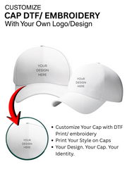 Customized Caps | Customized  T-Shirt With Your Company Logo |  Destiny clothing (Pack of 5)