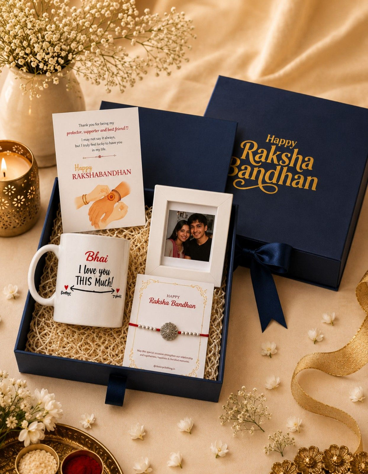 Essential Rakhi Hamper-Bhai