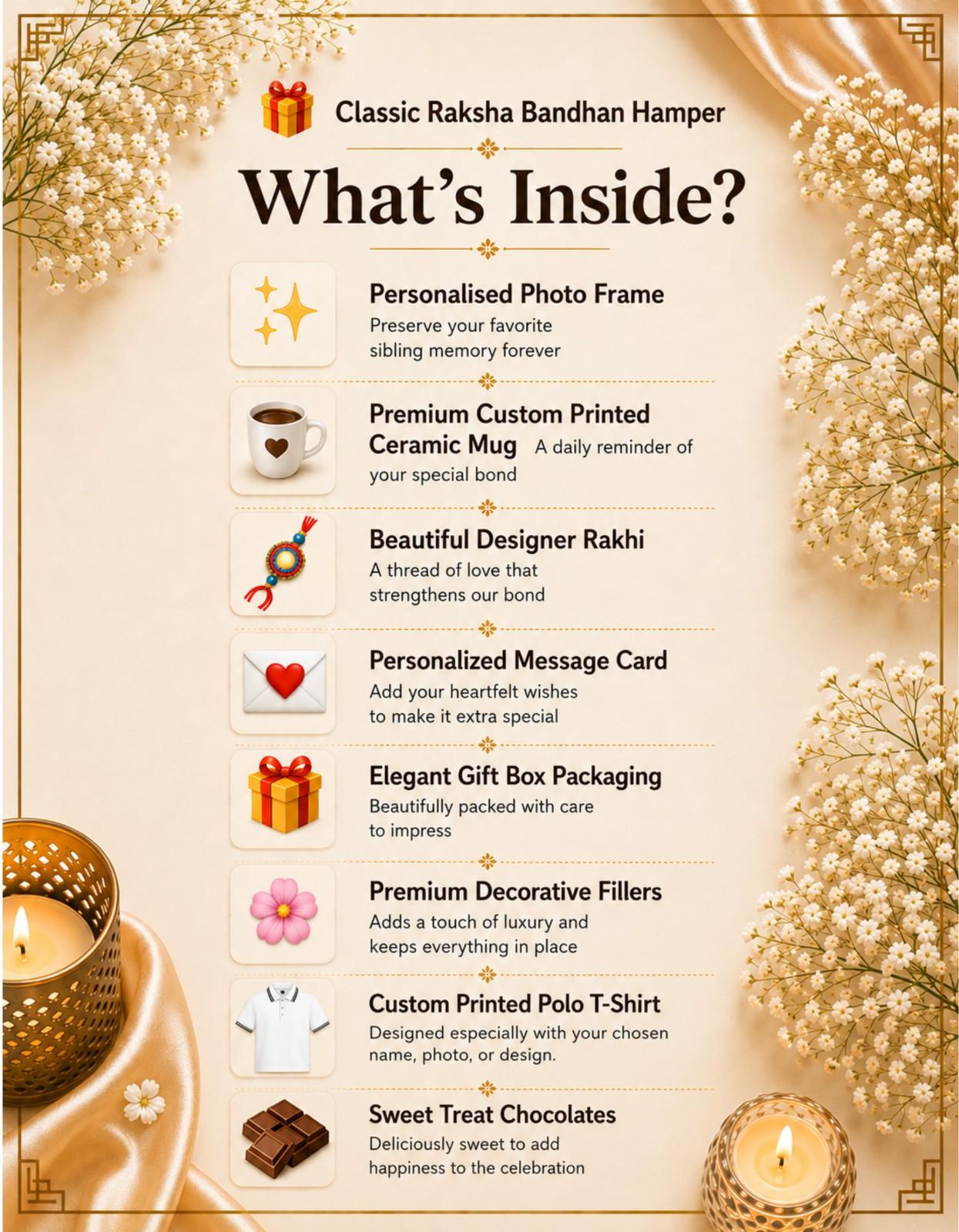 Premium Rakhi Hamper-To Brother