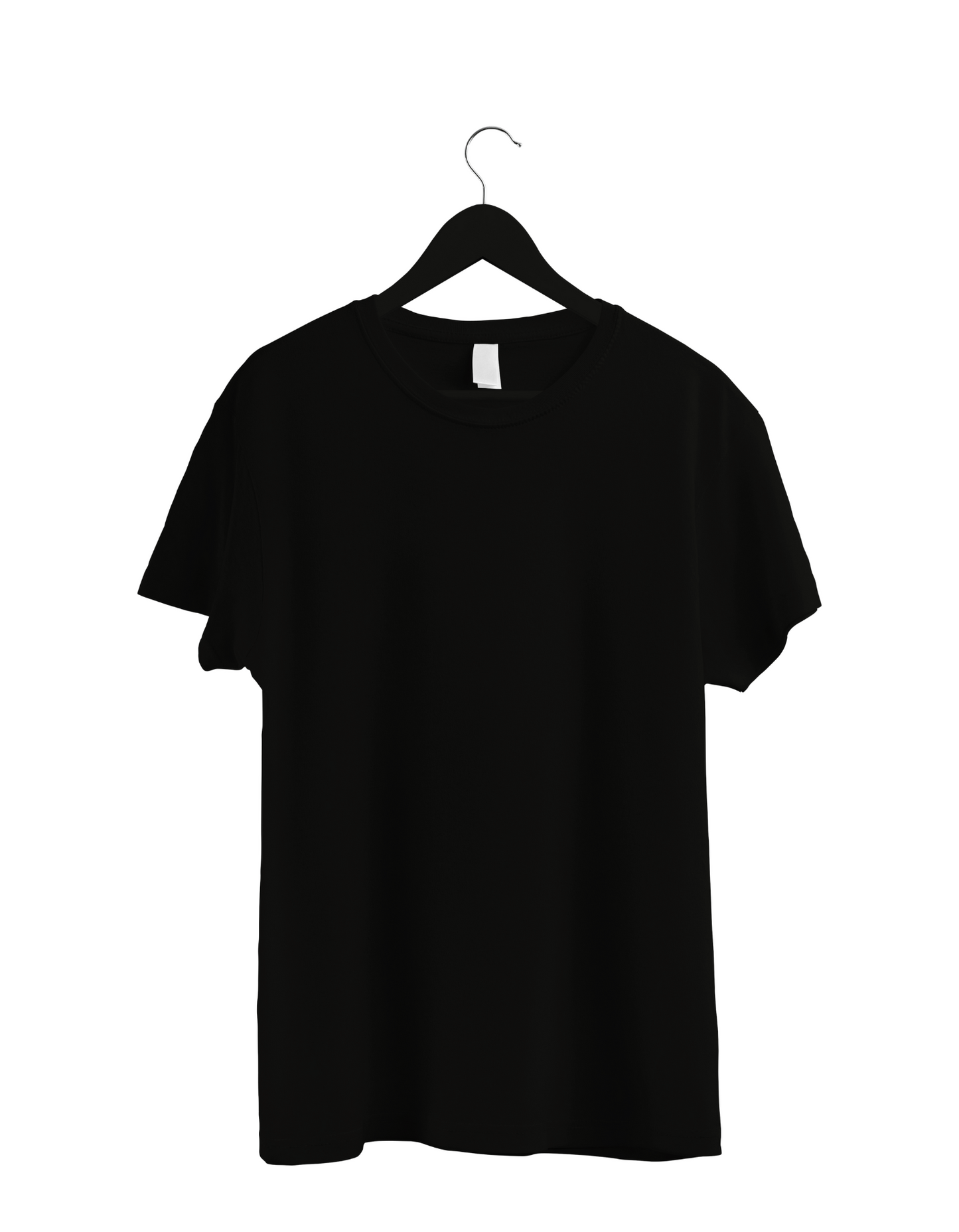 Black Basic Regular T-shirt