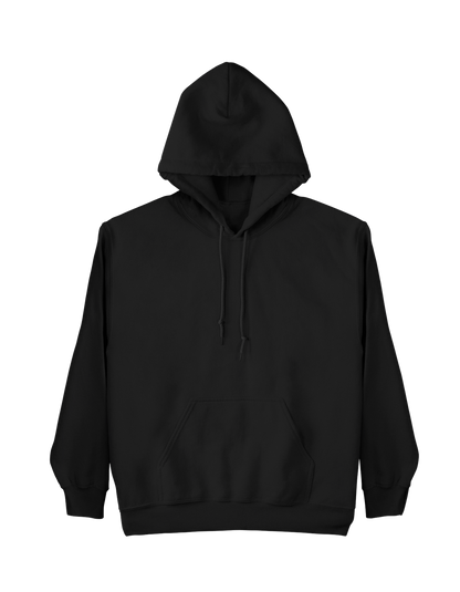 Women’s Black Classic Hoodie – Regular Fit