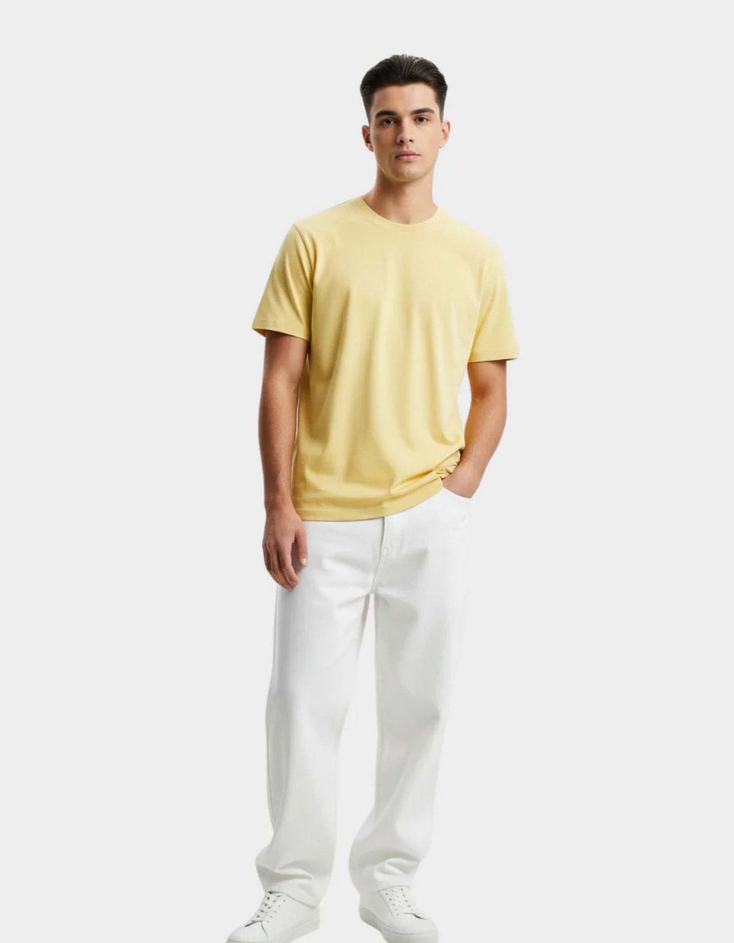 Lime Yellow Regular Fit T-shirt