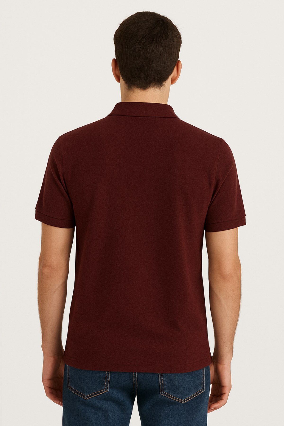 Maroon Polo T-Shirt for Men | Premium Cotton | Smart & Stylish Look