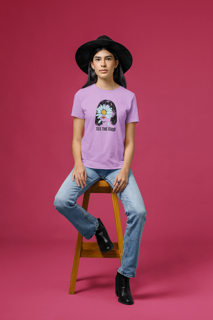 See The Good Printed T-Shirt | 100% Cotton Bio-Washed, Pre-Shrunk