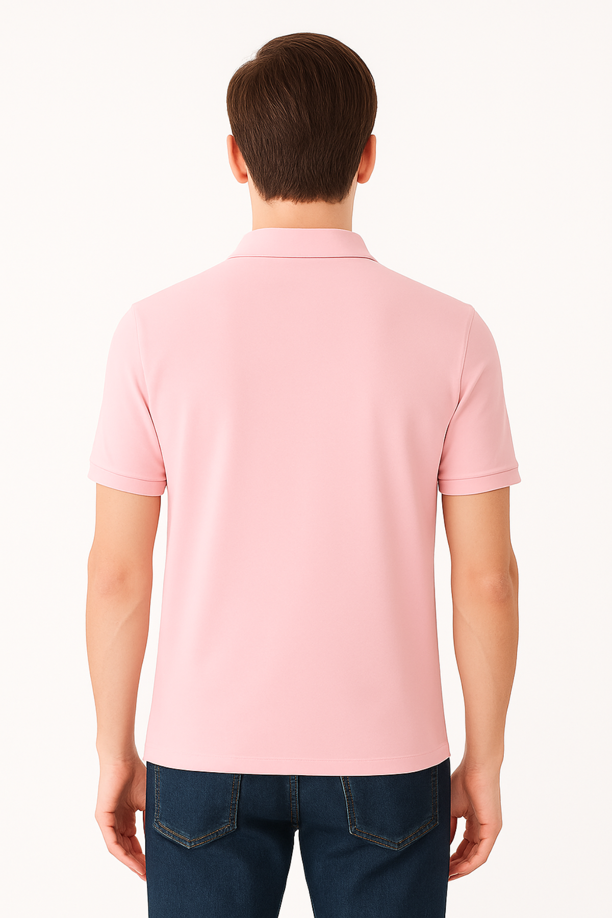 Premium Pink Polo T-Shirt for Men & Women | 100% Cotton | 249 GSM Bio-Washed | Comfortable Everyday Wear