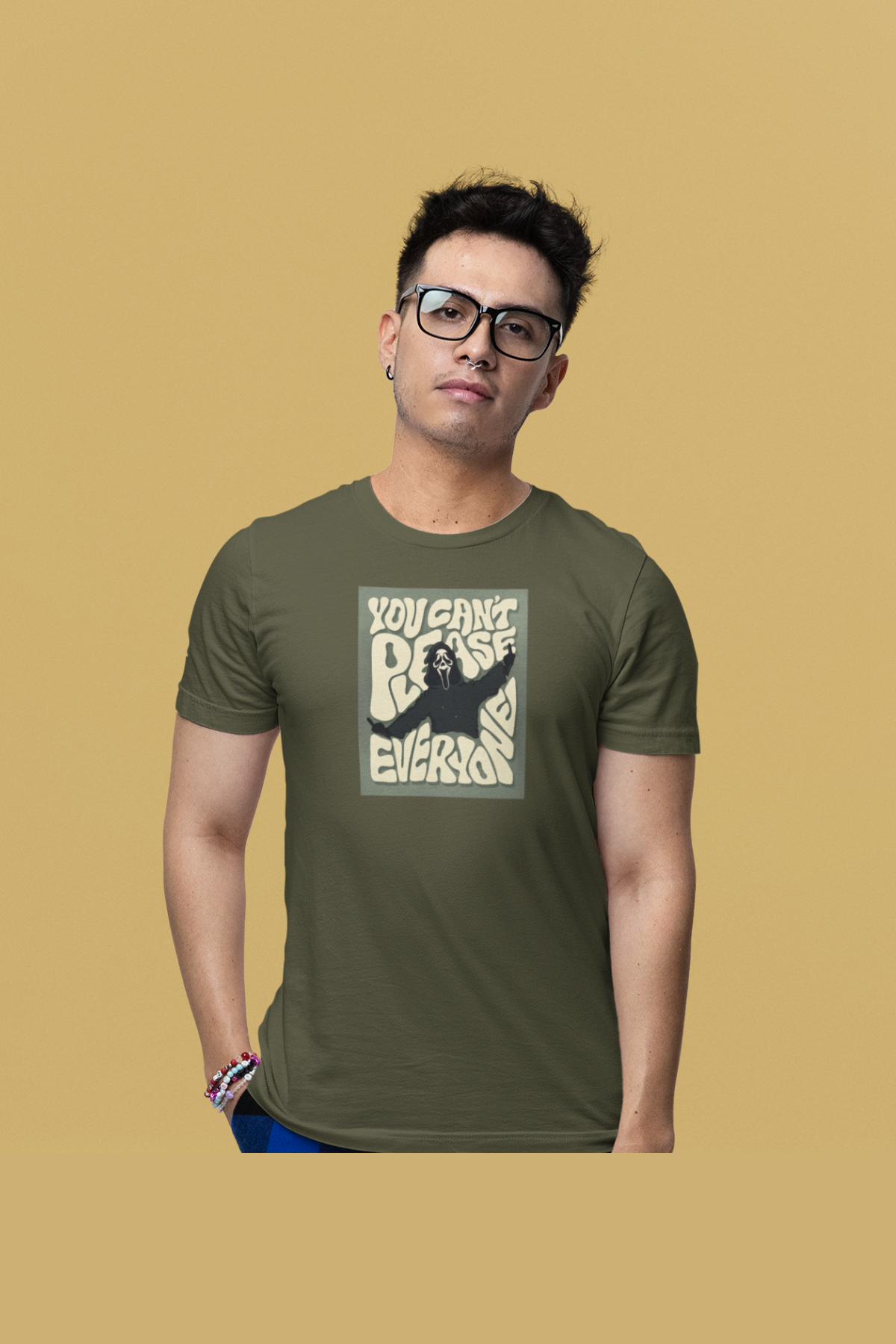 “You Can’t Please Everyone” Quote T-Shirt – White | 100% Cotton Bio-Wash | Premium Print