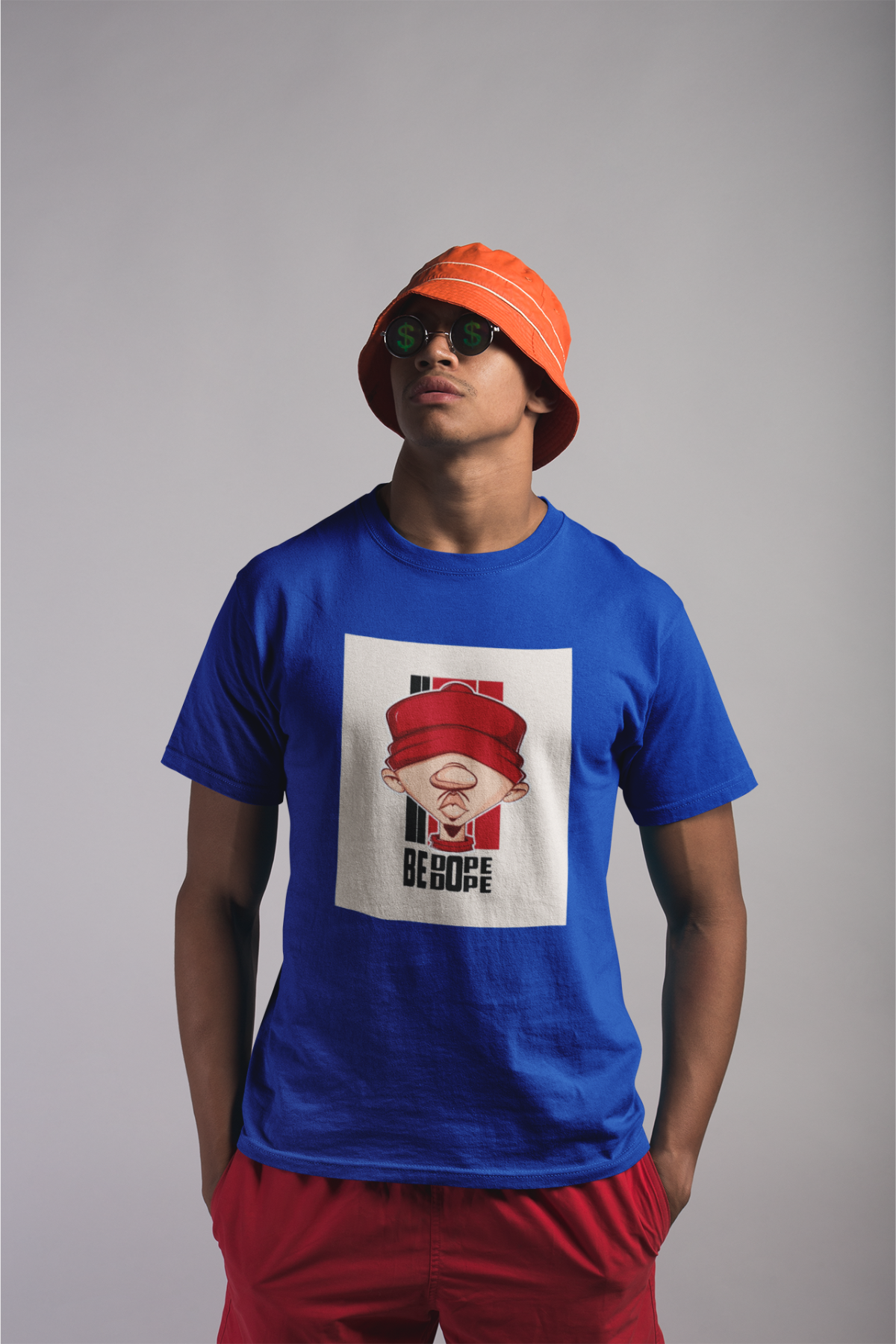 “Be Dope” Quote T-Shirt – White | 100% Cotton Bio-Wash | Premium Print | Streetwear Tee