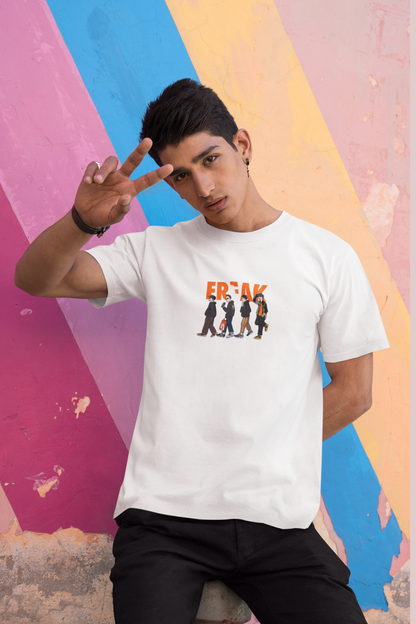 “Freak” Quote T-Shirt – White | 100% Cotton Bio-Wash | Premium Print | Streetwear Tee